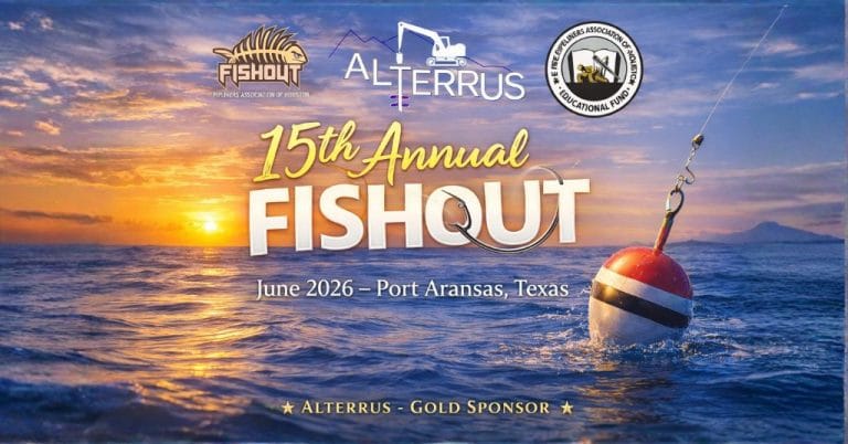 Alterrus team at the 2026 Fishout Houston Pipeliners Association event in Port Aransas Texas