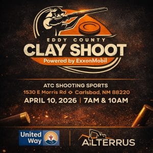 2026 Eddy County Clay Shoot at ATC Shooting Sports Carlsbad NM powered by ExxonMobil sponsored by Alterrus and United Way
