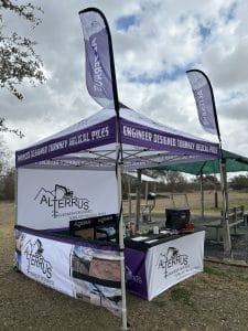 Alterrus Booth Setup – 2025 Eddy County Clay Shoot Carlsbad NM